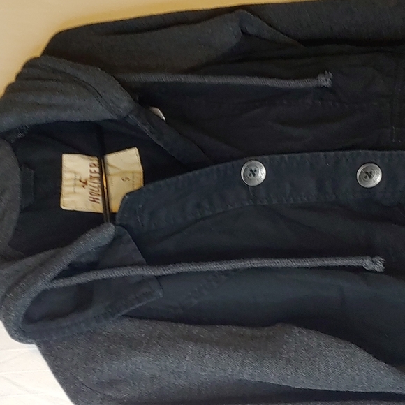 Hollister Black Jacket Size Small - Picture 2 of 10
